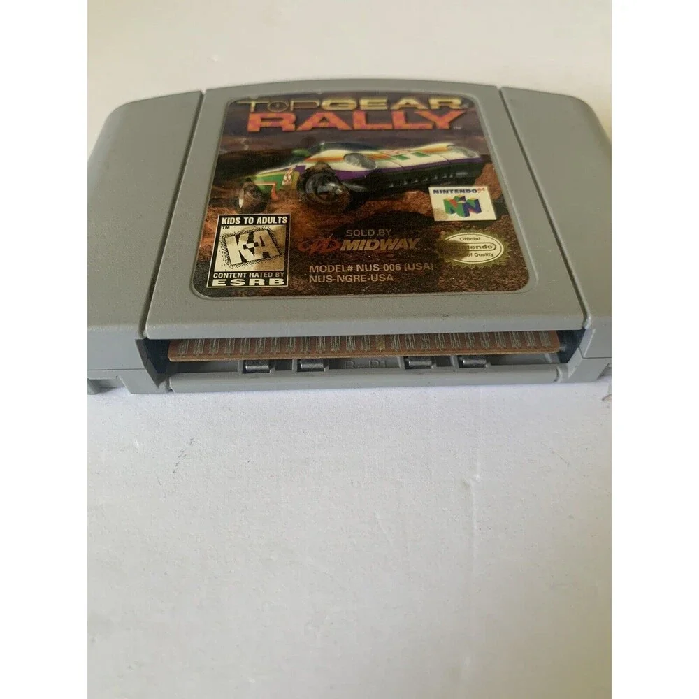 Top Gear Rally For Nintendo 64 Tested Working Used Game‎ N64